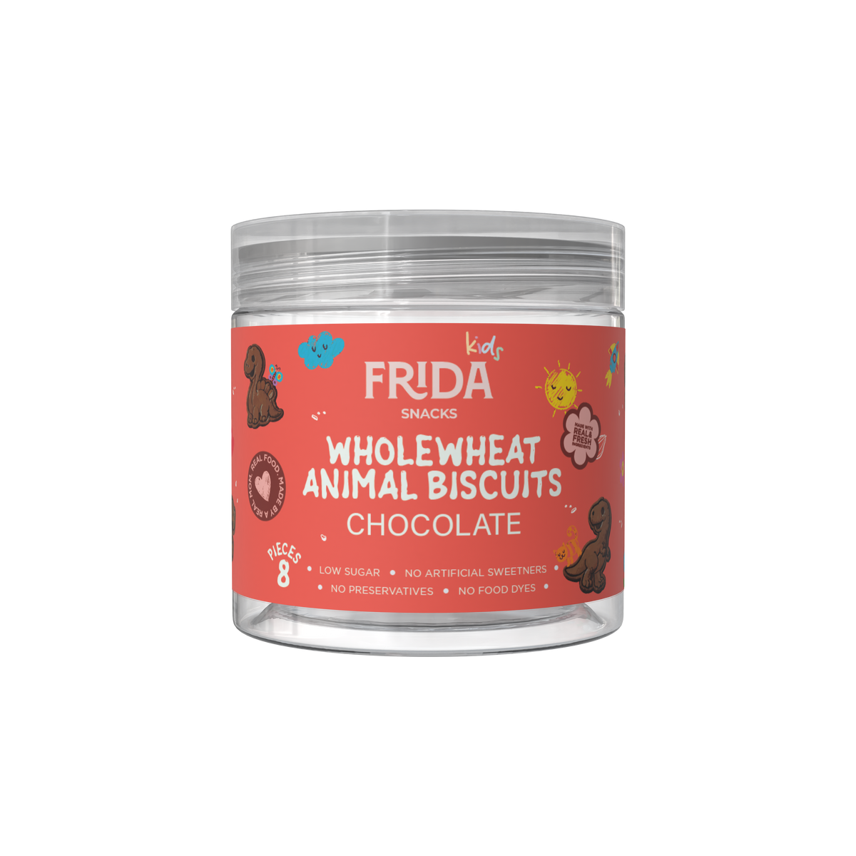 Chocolate Wholewheat Animal Biscuits