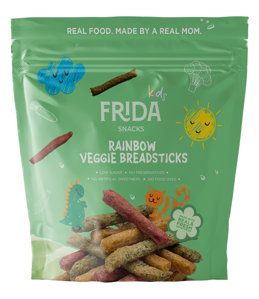 Rainbow Veggie Breadsticks